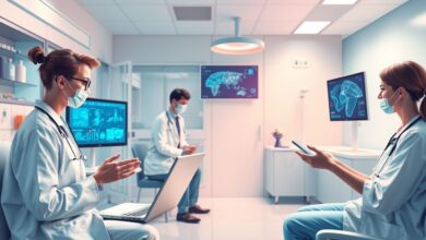 Tecnologia avançada aplicada à medicina.