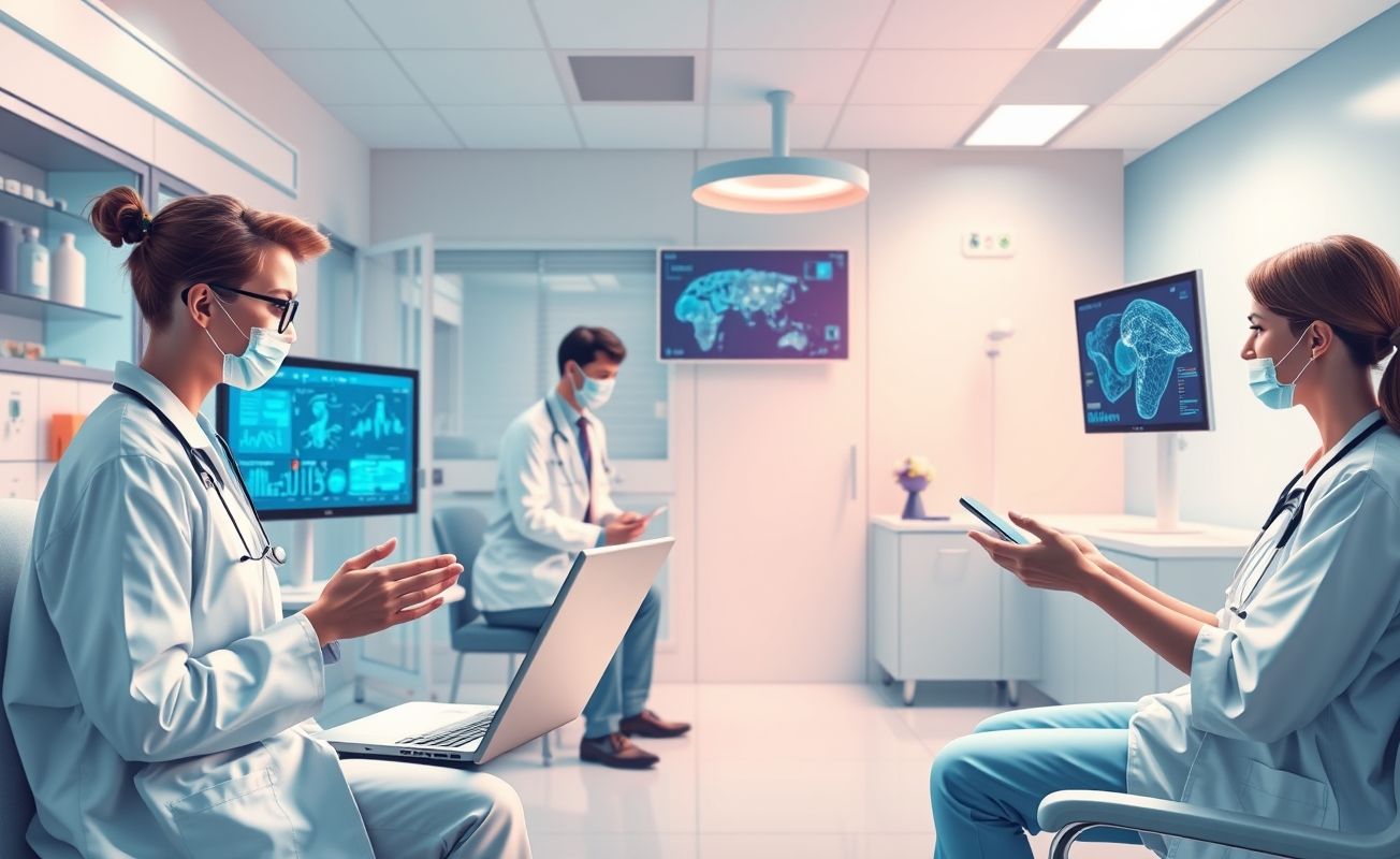 Tecnologia avançada aplicada à medicina.